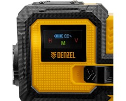 Лазерный уровень мультипризменный DLV-360-3T, 30 м, зеленый луч, Li-Ion 2,4 Aч, штатив // Denzel-foto12