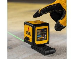 Лазерный уровень DQB, 30 м, зеленый луч, батарейки, сумка Denzel-foto28