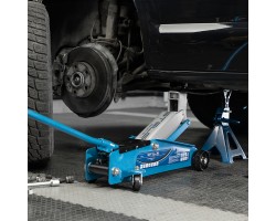 Домкрат гидравлический подкатной, высокий подъем, 3т, SUV, 190-535 мм, в кейсе Stels-foto21
