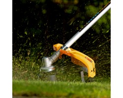 Триммер электрический TE-1220, 1200 Вт, 380 мм, катушка, диск, разборная штанга Denzel Новинка-foto7