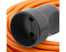 Удлинитель-шнур силовой 10 м, 16А, тип УХ16, ПВС, 1 розетка без заземления Сибртех-foto3