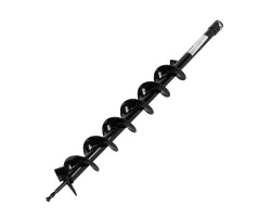 Шнек для грунта E-80, диаметр 80 мм, длина 800 мм,соединение 20 мм, несъемный нож Denzel 