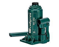 Домкрат гидравлический бутылочный, 8 т, 180-350 мм Сибртех