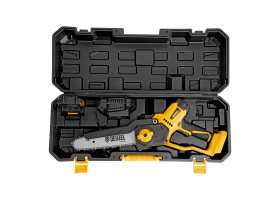 Цепная мини-пила аккумуляторная бесщет., СCS-200BL, шина 200 мм, Li-Ion, 20 В Denzel-foto4