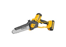 Цепная мини-пила аккумуляторная бесщет., СCS-200BL, шина 200 мм, Li-Ion, 20 В Denzel-foto36