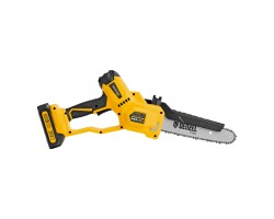 Цепная мини-пила аккумуляторная бесщет., СCS-200BL, шина 200 мм, Li-Ion, 20 В Denzel-foto9