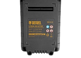 Цепная мини-пила аккумуляторная бесщет., СCS-200BL, шина 200 мм, Li-Ion, 20 В Denzel-foto33