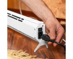 Конвектор электрический плинтусный ATRIC-450, 230 В, 450 Вт, ТЭН Denzel-foto17