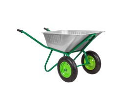 Тачка садово-строительная, 2-х колесная, грузоподъемность 320 кг, объем 100 л Сибртех-foto4