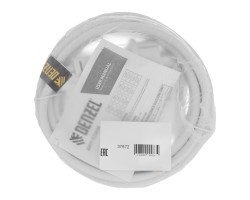 Шнур сетевой Energy Series, ПВС, 3 м, 2 x 1,5 мм, с неразборной вилкой, белый, Denzel-foto7