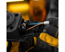 Шнур сетевой Energy Series, ПВС, 3 м, 2 x 1,5 мм, с неразборной вилкой, белый, Denzel-foto9