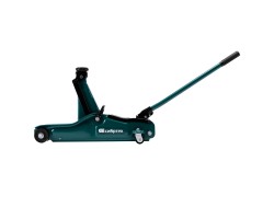 Домкрат гидравлический подкатной, 2 т, 85-330 мм, низкий подхват, в пласт. кейсе Сибртех-foto4