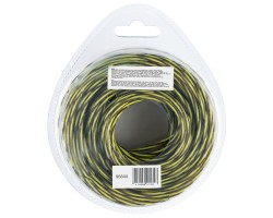 Леска для триммера двухкомпонентная витая квадратная, 2,0мм х 15м, блистер SkyCutter Denzel-foto3