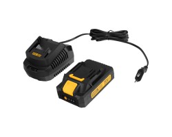 Портативная аккумуляторная газонокосилка CLM-22, Li-ion, 20В, 220 мм // Denzel-foto16