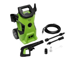 Моечная машина высокого давления АМ-1700, 1700 Вт, 130 бар, 350 л/ч, колесная Сибртех 