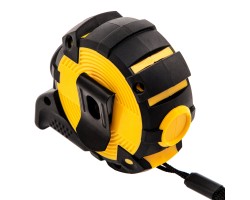 Рулетка 3м х 16мм, автоматич. фиксац., нейлон. покрытие, магнит. зацеп, двухстор. разметка Denzel-foto2