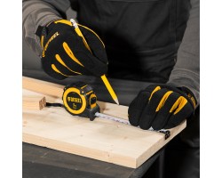 Рулетка 3м х 16мм, автоматич. фиксац., нейлон. покрытие, магнит. зацеп, двухстор. разметка Denzel-foto8