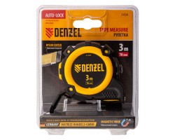 Рулетка 3м х 16мм, автоматич. фиксац., нейлон. покрытие, магнит. зацеп, двухстор. разметка Denzel-foto6