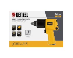Ударный пневмогайковерт IW860+набор головок, 1/2", 7000 об/мин, 868 Нм Denzel-foto16