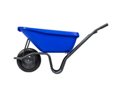 Тачка садово-строительная с пластиковым корытом, грузоподъемность 175 кг, объем 90 л Сибртех-foto9