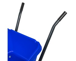 Тачка садово-строительная с пластиковым корытом, грузоподъемность 175 кг, объем 90 л Сибртех-foto11