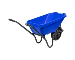 Тачка садово-строительная с пластиковым корытом, грузоподъемность 175 кг, объем 90 л Сибртех-foto4