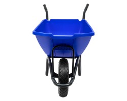 Тачка садово-строительная с пластиковым корытом, грузоподъемность 175 кг, объем 90 л Сибртех-foto7