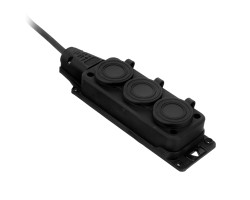 Удлинитель-шнур силовой Top Series, КГТТ, 10 м, 3 розетки, 3 x 1,5 мм Denzel-foto3