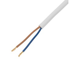 Шнур сетевой Energy Series, ПВС, 3 м, 2 x 1 мм, с неразборной вилкой, белый, Denzel-foto3