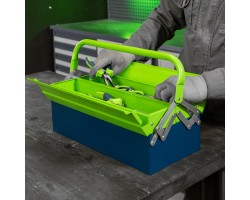 Ящик для инструмента, 430 х 200 х 160 мм, три секции, металлический Сибртех-foto11