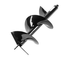 Шнек для грунта E-300, диаметр 300 мм, длина 800 мм,соединение 20 мм, несъемный нож Denzel 