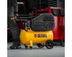 Компрессор воздушный рем. привод BCI 2100/50, 2,1 кВт, 50 литров, 400 л/мин Denzel-foto53