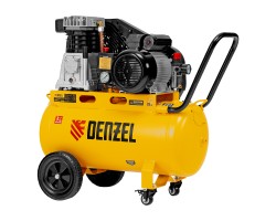 Компрессор воздушный рем. привод BCI 2100/50, 2,1 кВт, 50 литров, 400 л/мин Denzel-foto3
