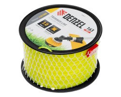 Леска для триммера витой квадрат, 3,0мм х 163м, на DIN катушке FLEX CORD Denzel-foto2