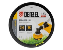 Леска для триммера витой квадрат, 3,0мм х 163м, на DIN катушке FLEX CORD Denzel-foto3