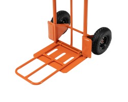 Тележка ручная двухколесная TTP2-01.00.000, грузоподъемность 190 кг, пневматические колеса d 260 мм, платформа 580 х 290 мм Сибртех-foto9