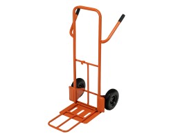 Тележка ручная двухколесная TTP2-01.00.000, грузоподъемность 190 кг, пневматические колеса d 260 мм, платформа 580 х 290 мм Сибртех-foto4