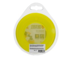 Леска для триммера, квадрат 2.4 мм х 15 м, блистер Flex cord Denzel-foto3