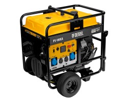 Генератор бензиновый PS-180EA, 18 кВт,230 В, 65л, разъём ATS,эл.старт Denzel 