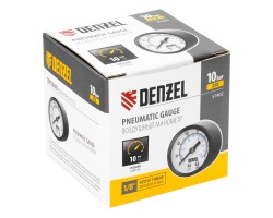 Воздушный манометр G10, 40 мм, 1/8" Denzel-foto7