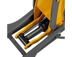 Домкрат гидравлический подкатной, 3 т, 75-500 мм, быстрый подъем, низкий подхват, проф. Denzel-foto23