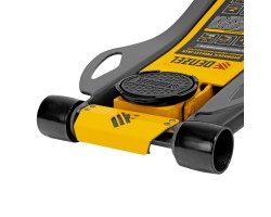 Домкрат гидравлический подкатной, 3 т, 75-500 мм, быстрый подъем, низкий подхват, проф. Denzel-foto25