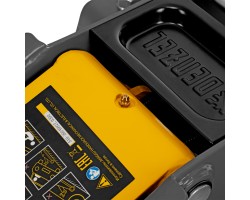 Домкрат гидравлический подкатной, 3 т, 75-500 мм, быстрый подъем, низкий подхват, проф. Denzel-foto24