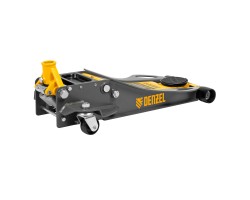 Домкрат гидравлический подкатной, 3 т, 75-500 мм, быстрый подъем, низкий подхват, проф. Denzel-foto15