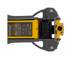 Домкрат гидравлический подкатной, 3 т, 75-500 мм, быстрый подъем, низкий подхват, проф. Denzel-foto21