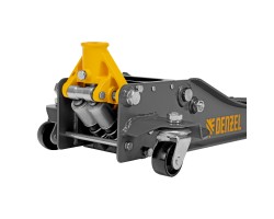 Домкрат гидравлический подкатной, 3 т, 75-500 мм, быстрый подъем, низкий подхват, проф. Denzel-foto20