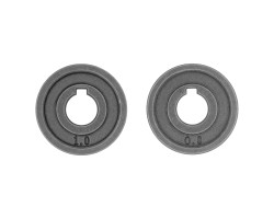 Подающий ролик, V профиль под стальную проволоку 0,8-1мм, 2 шт Denzel 