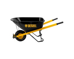 Тачка строительная, усиленная, объем 140 л, 230 кг, колесо 15х6.00-6 Denzel-foto5