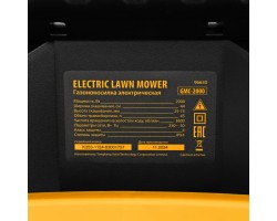 Газонокосилка электрическая GMC-2000, шир. 44см, 2000 Вт, 6 уров., травосб. 45 л Denzel-foto21