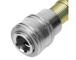 Шланг спиральный воздушный 8 х 12 мм, 18 бар, с быстросъемными соединениями, 10м Stels-foto4